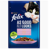 Felix Wet Food Trout And Green Beans 85g